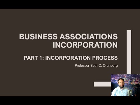 Key Steps for Incorporating a Company Under Company Law