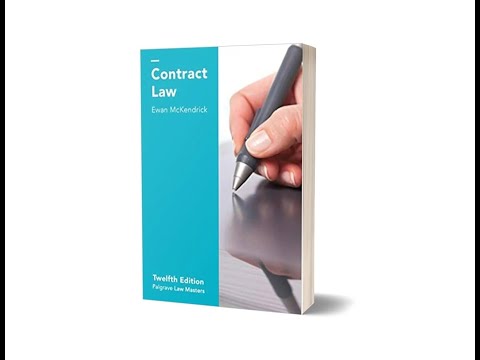 Ewan McKendrick: Insights on Contract Law Principles and Applications