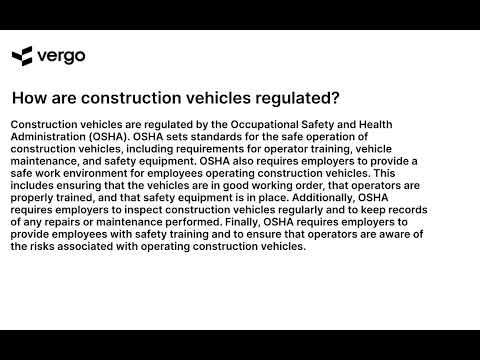 Understanding Regulation 54: Road Vehicles Construction and Use