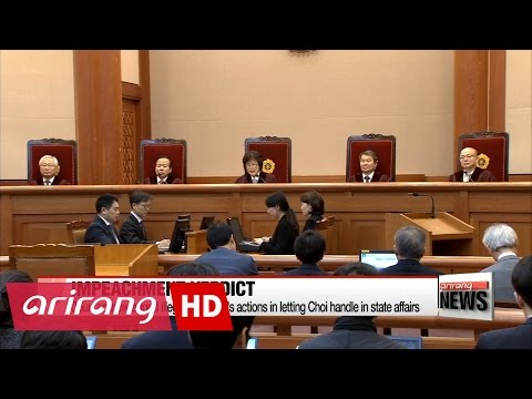 The Latest Updates on President Park Impeachment