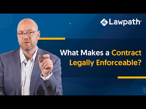 Understanding the Legal Enforceability of Agreements