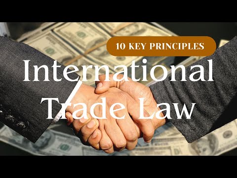Essential Principles of International Trade Law: A Comprehensive Overview