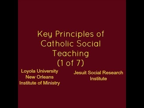Key Principles of Catholic Social Teachings