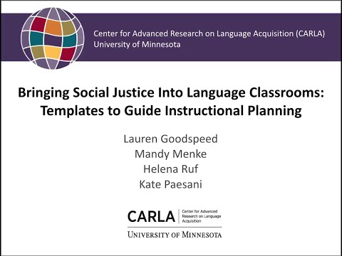 Utilizing Language for Social Justice Advocacy