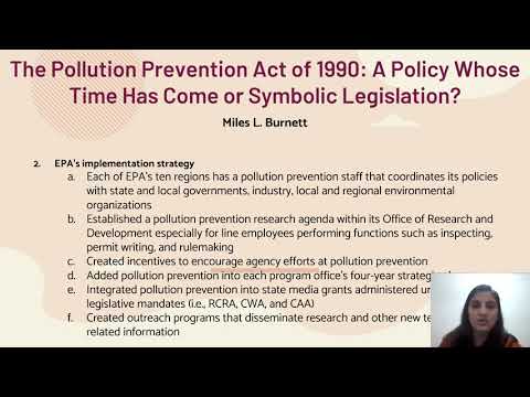 Understanding the Pollution Prevention and Control Act of 1990