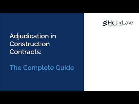 Understanding the Concept of Statutory Adjudication in Legal Proceedings