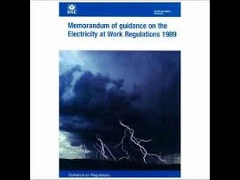 Understanding Regulation 13 of the Electricity at Work Regulations 1989