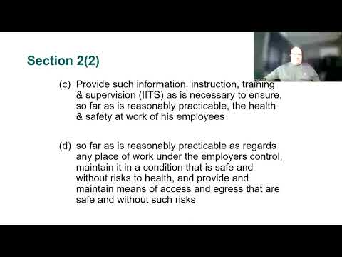 Understanding Section 7 of the Health and Safety at Work Act