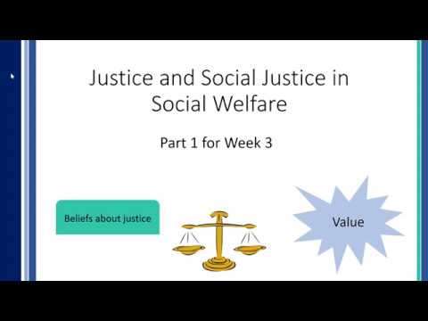 The Importance of Social Justice and Social Welfare in Society