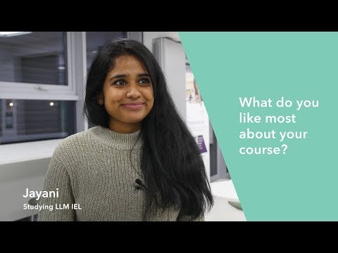 Advanced Studies in LLM International Economic Law