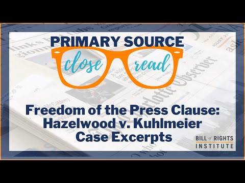 Important Cases Involving Freedom of Press