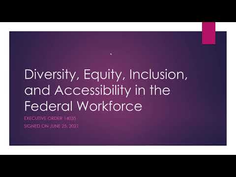 Executive Order Emphasizing Diversity and Inclusion