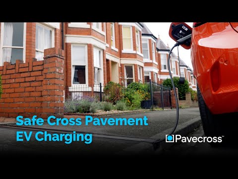 Is it legal to run a charging cable across public pavement?