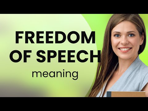 An Overview of Freedom of Speech: Introduction and Basics
