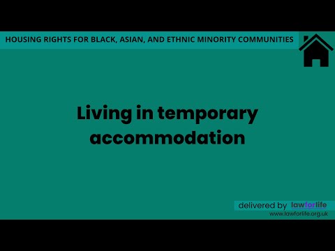 Are bills typically covered in temporary accommodation agreements?