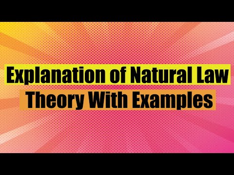 Examples of Natural Law: Definition and Applications