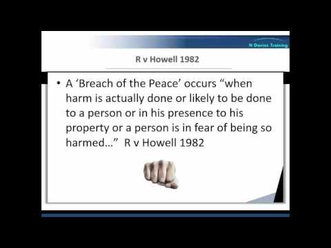 Understanding Common Law Use of Force Wording