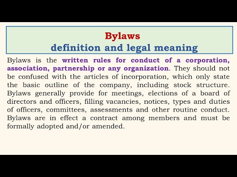 Understanding the Meaning of Bylaws: A Comprehensive Overview