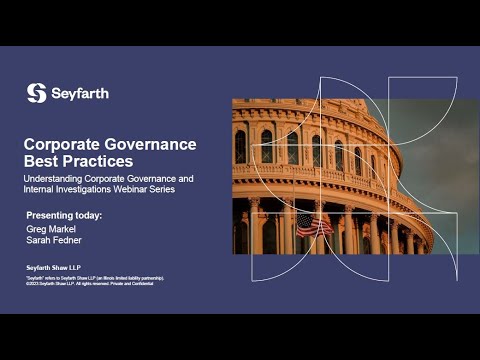 Understanding Legislation in Corporate Governance: Key Points and Implications