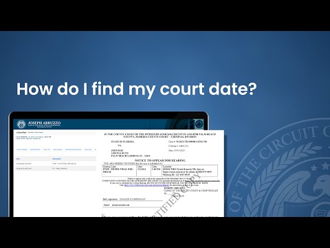 How to Determine Your Court Date