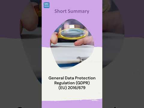 Key Points of EU Regulation 2016 679