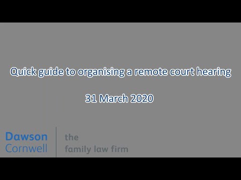 The Comprehensive Guide to Remote Court Proceedings