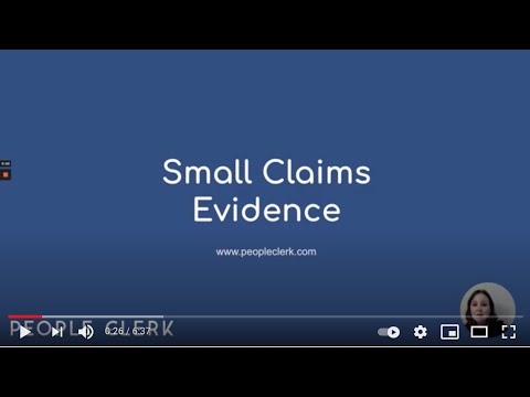 Understanding Small Claims Court Evidence Rules: Key Guidelines for Presenting Evidence in Court