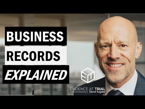 business records affidavit federal court