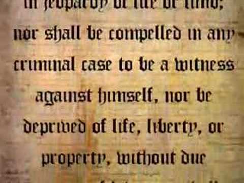 The Sequential Listing of the Bill of Rights
