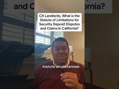Understanding the Statute of Limitations for Security Deposits