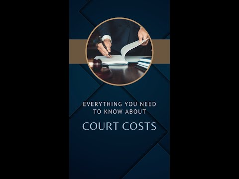 Ultimate breakdown of county court fees, costs, and charges