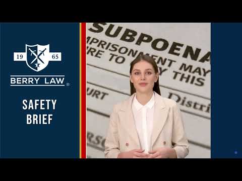 Understanding the Process of Receiving a Subpoena to Appear in Court