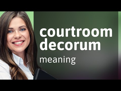 Understanding Courtroom Decorum: Essential Rules to Follow