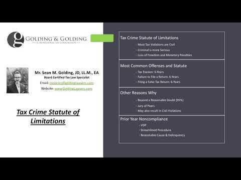 Understanding the Criminal Tax Fraud Statute of Limitations: Everything You Need to Know
