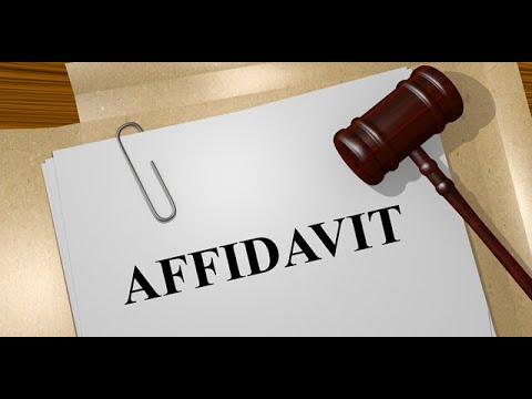 Understanding the Court Affidavit Process: Everything You Need to Know