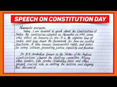 Key Points to Highlight in a Speech on the Constitution