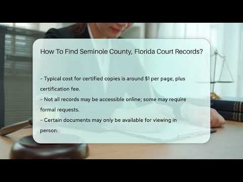 Navigating the Seminole Clerk of Court: Everything You Need to Know