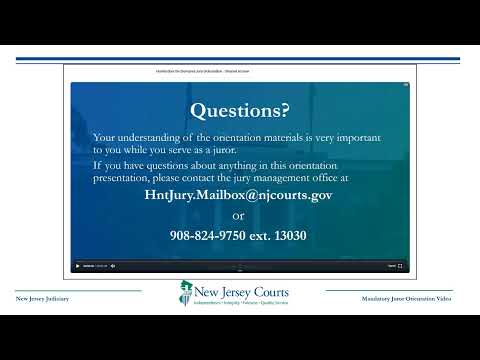 Complete Guide on njcourts gov Jury Duty