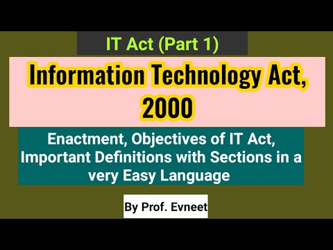 Understanding the Information Technology Bare Act: Key Provisions and Implications