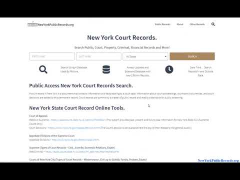 Efficient New York Court Case Name Search Strategies