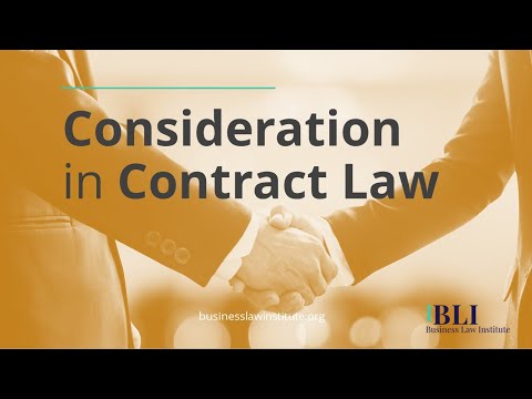 Understanding the Basics of Consideration in Contract Law