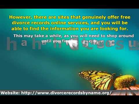 Uncovering Free Public Access to Divorce Records