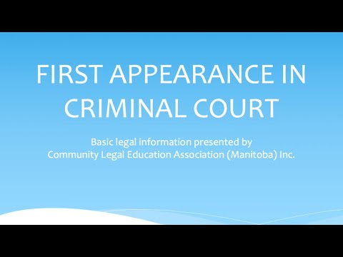 First Appearance in Criminal Court: What to Expect and Key Considerations
