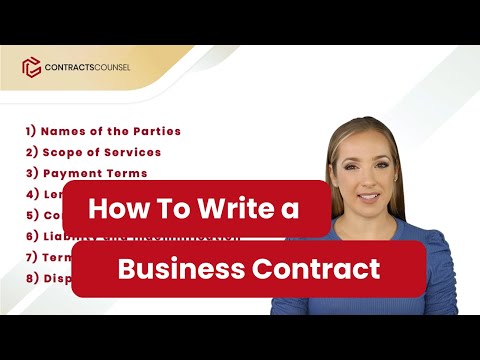 How to Draft a Basic Contract for Your Business
