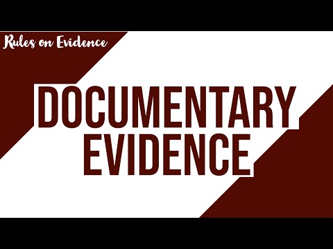 Documentary Evidence in Case Law Analysis