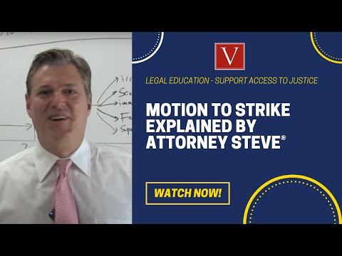 Understanding the Court Motion to Strike: A Comprehensive Overview