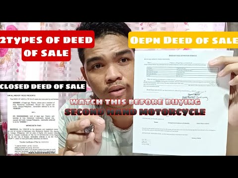 Sample Motorcycle Deed of Sale Template for Easy Transactions