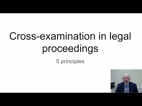 The Role of Cross Examination in Legal Proceedings