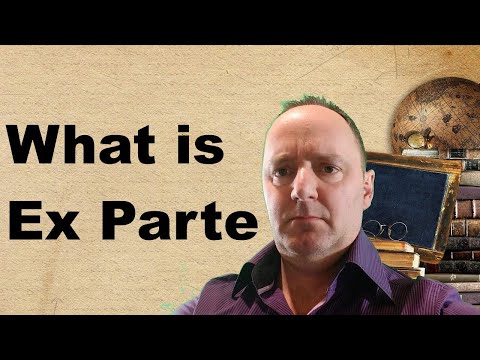 Ex Parte Divorce Explained: Key Concepts and Implications
