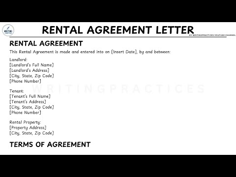 House Rent Agreement Template in English for Tenants and Landlords